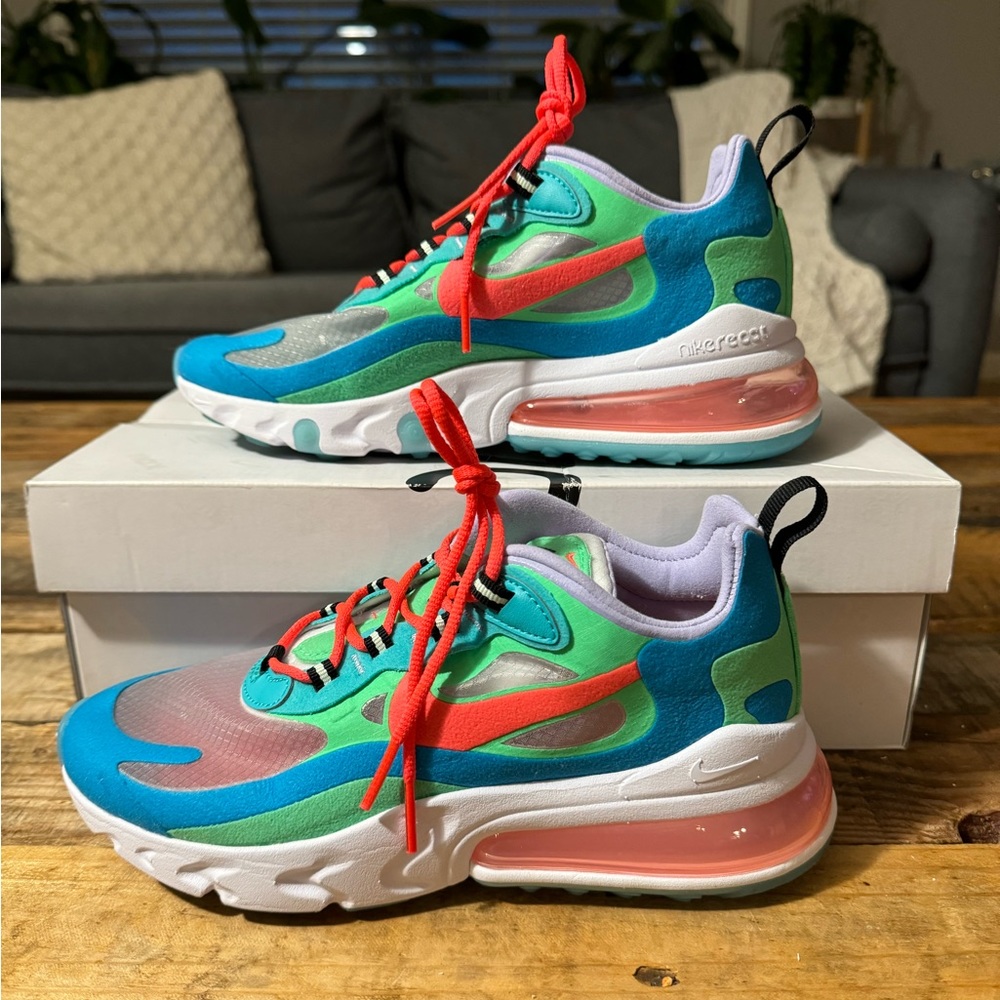 Neon Air Max 270 React